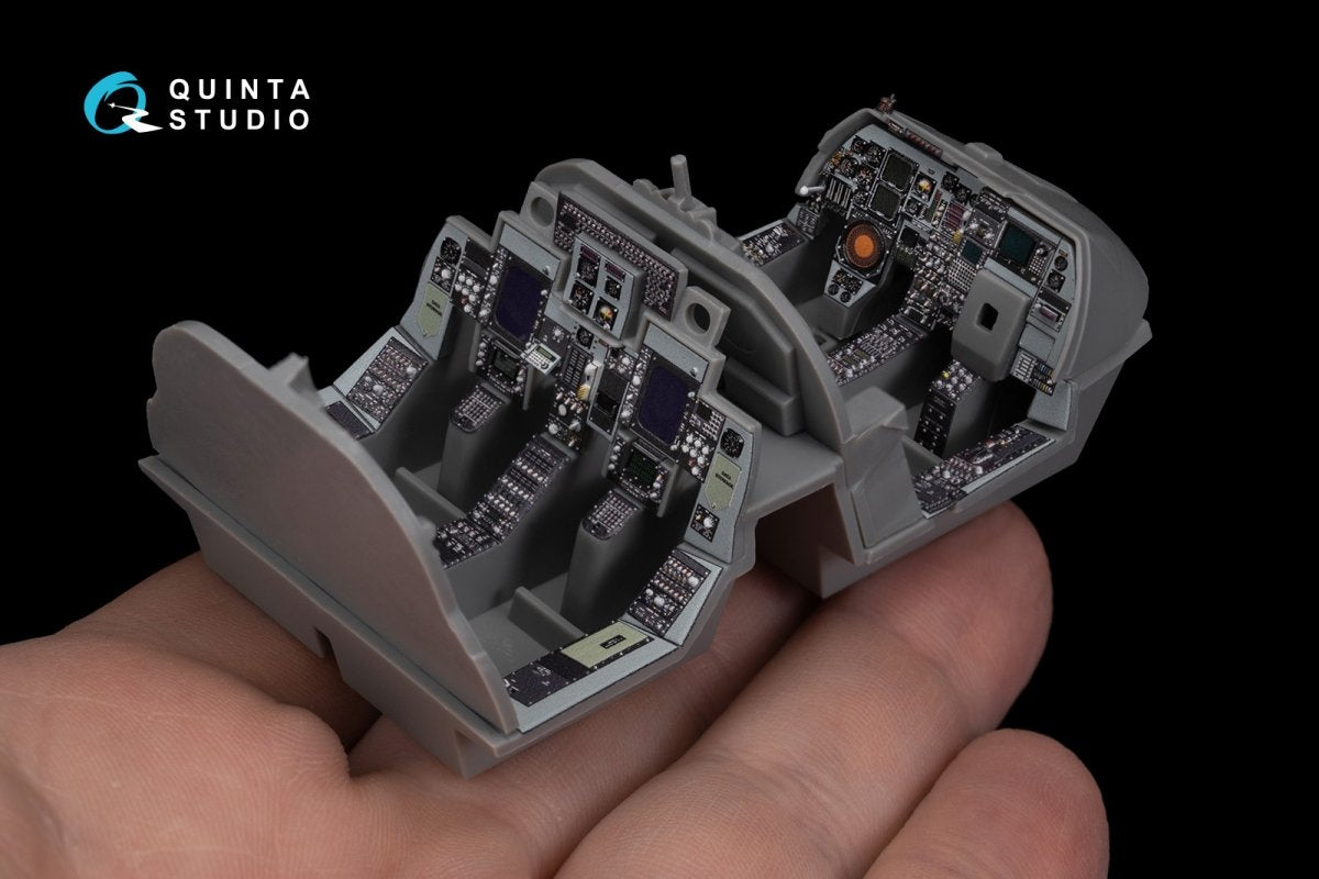 Quinta Studio QDS-48270 EA-6B Prowler (ICAP II) 3D-Printed &amp;amp; colored Interior on decal paper (Kinetic) (Small version) 1/48 – image 8