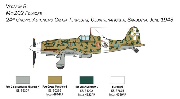 Italeri 1439 MC.202 Folgore 1/72 – image 4