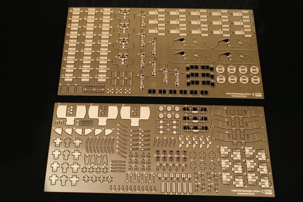 MK1 Design MS-20010 HMS NELSON ARMAMENT SET 1/200 – imagen 13