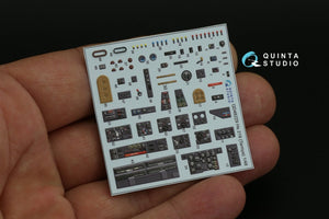Quinta Studio QD48229 He 219 3D-Printed &amp;amp; colored Interior on decal paper (Tamiya) 1/48 – image 10