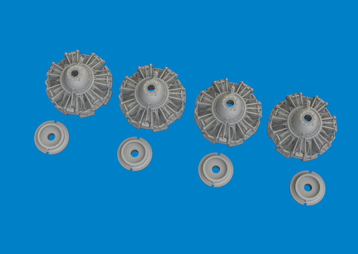 Eduard 6481111 B-24D engines PRINT HOBBY BOSS 1/48 – image 3