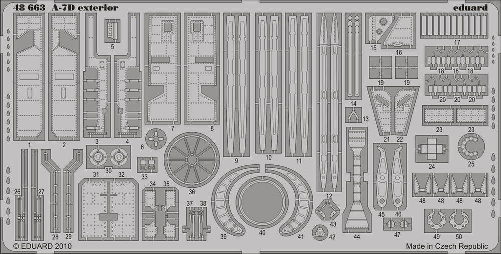 Eduard 48663 A-7D exterior 1/48 Hobby Boss