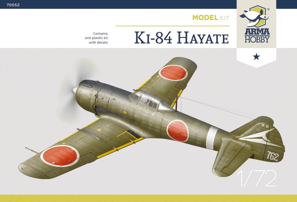 Arma Hobby 70052 Nakajima Ki-84 Hayate Model Kit 1/72 – obrázek 7