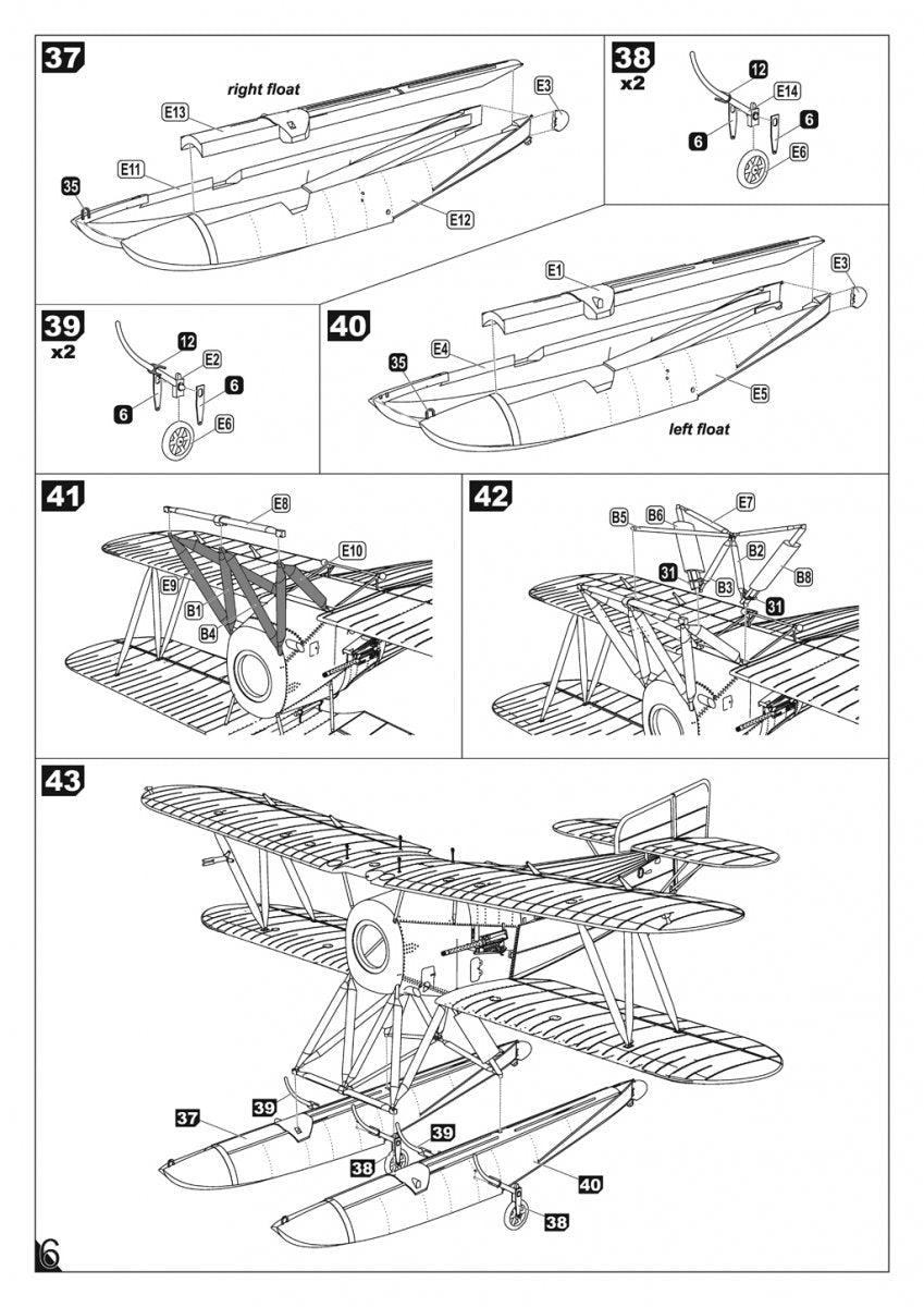 Armory Models 48004 Fairey Flycatcher British Interwar FAA Floatplane Fighter, Late (Metal) 1/48 – immagine 7