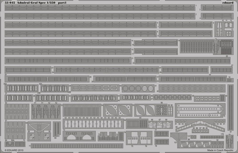 Eduard 53045 Admiral Graf Spee 1/350 TRUMPETER – image 2