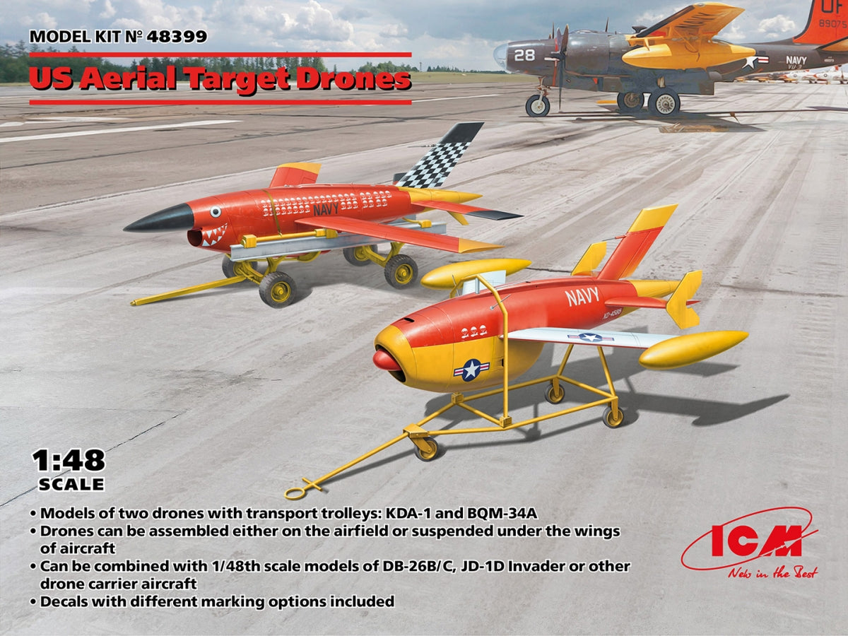 ICM 48399 US Aerial Target Drones 1/48 – image 2