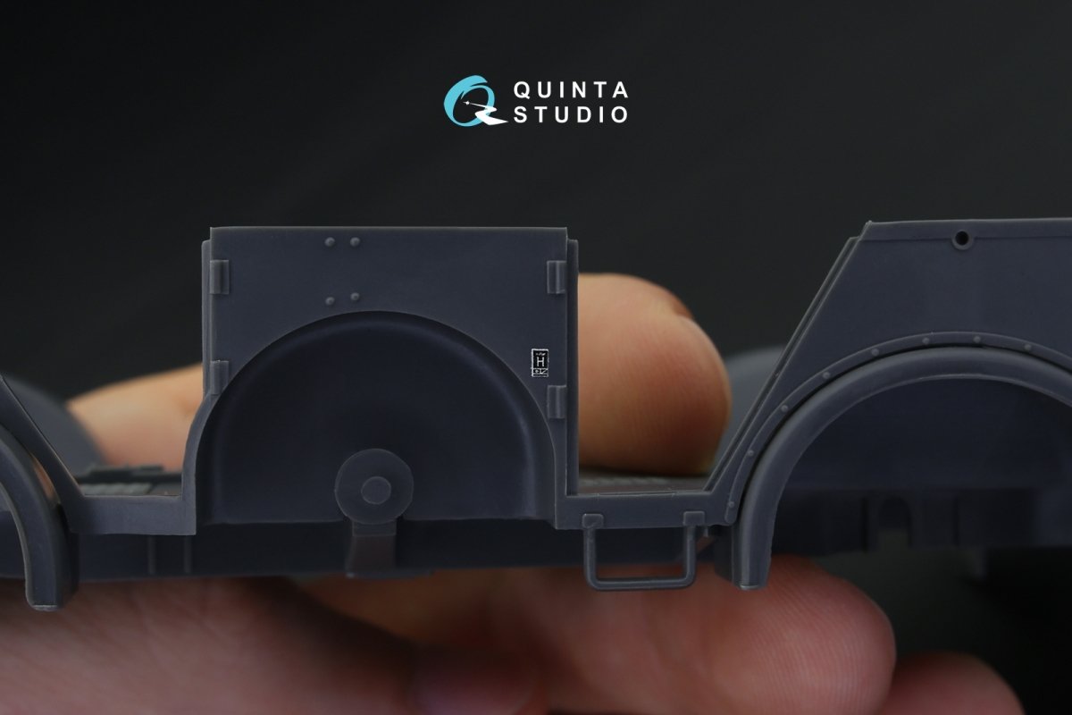 Quinta Studio QD35027 Horch 4X4 type 1a 3D-Printed &amp;amp; colored Interior on decal paper (for Tamiya kit) 1/35 – image 6