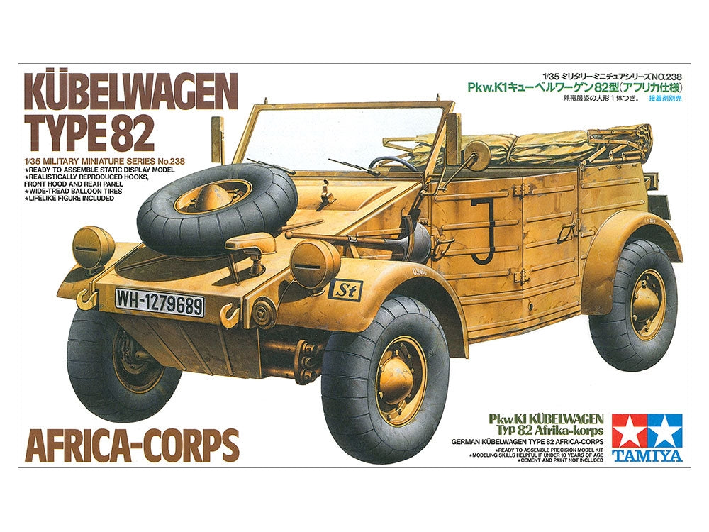 Tamiya 35238 German Kbelwagen Type 82 Africa-Corps 1/35 – image 2