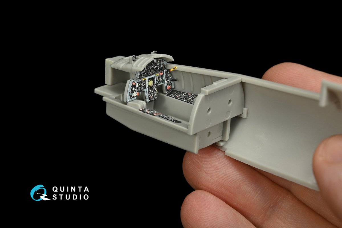 Quinta Studio QD48147 F-104A/C 3D-Printed &amp;amp; colored Interior on decal paper (for Hasegawa kit) 1/48 – image 3