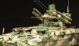 Meng Model TS-010 RUSSIAN TERMINATOR FIRE SUPPORT COMBAT VEHICLE BMPT w/KMT-8 1/35 – Bild 11