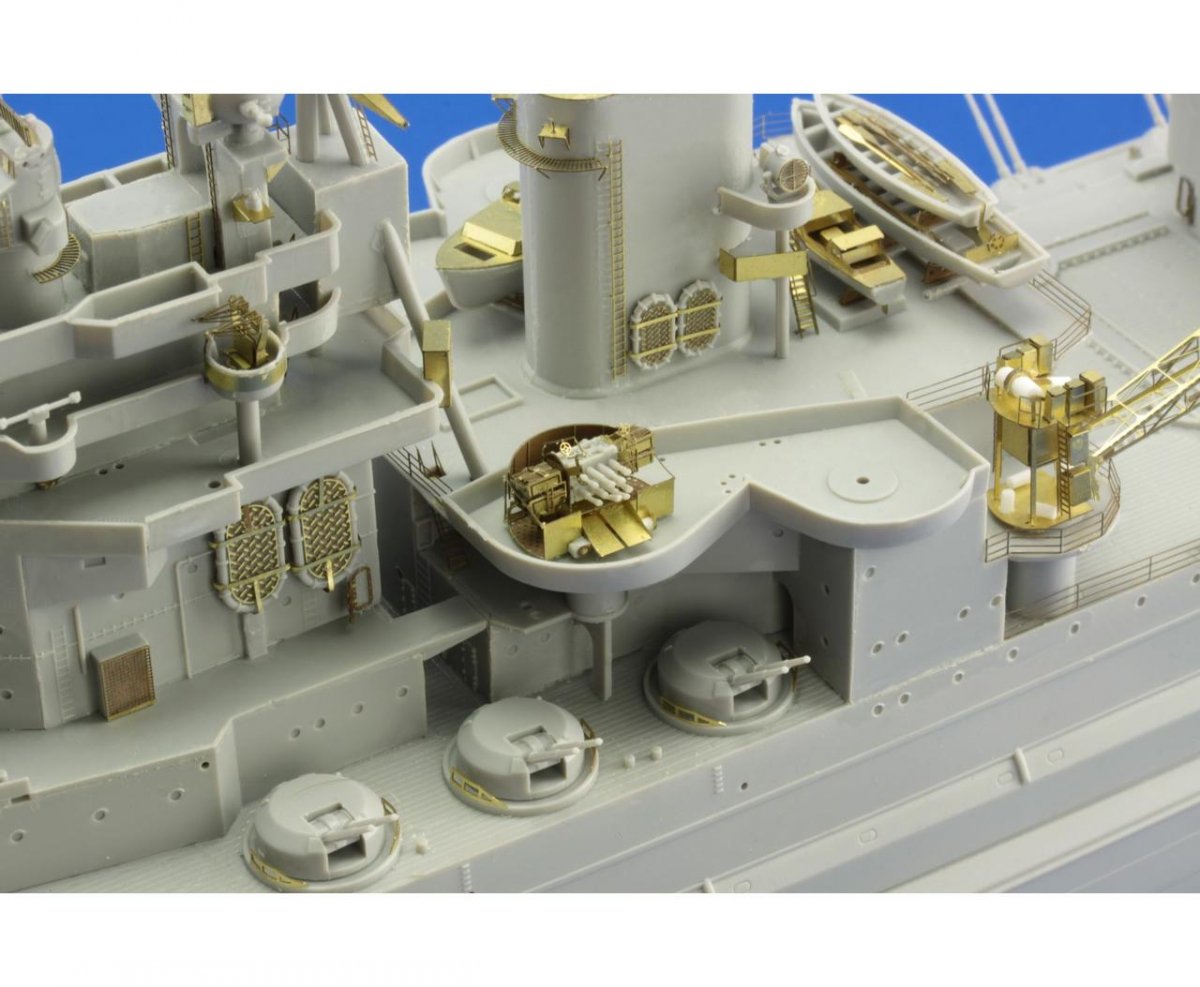 Eduard 53149 HMS Queen Elizabeth 1943 pt 5 - deck &amp;amp; main batteries TRUMPETER 1/350 – imagen 9