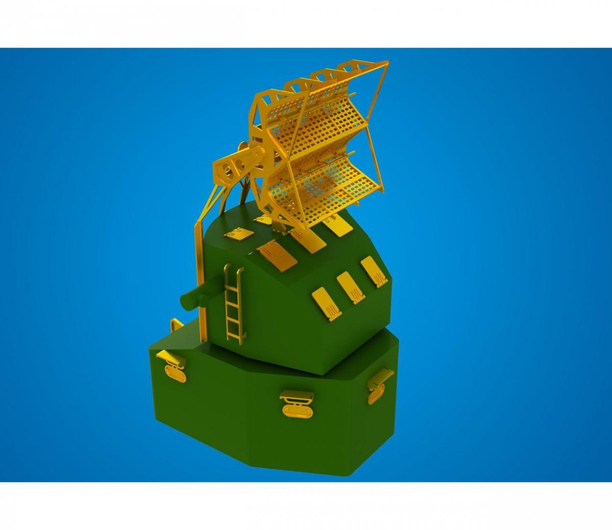 Eduard 53129 USS Hornet CV-8 part 2 - radar antennas MERIT 1/200 – obrázek 4