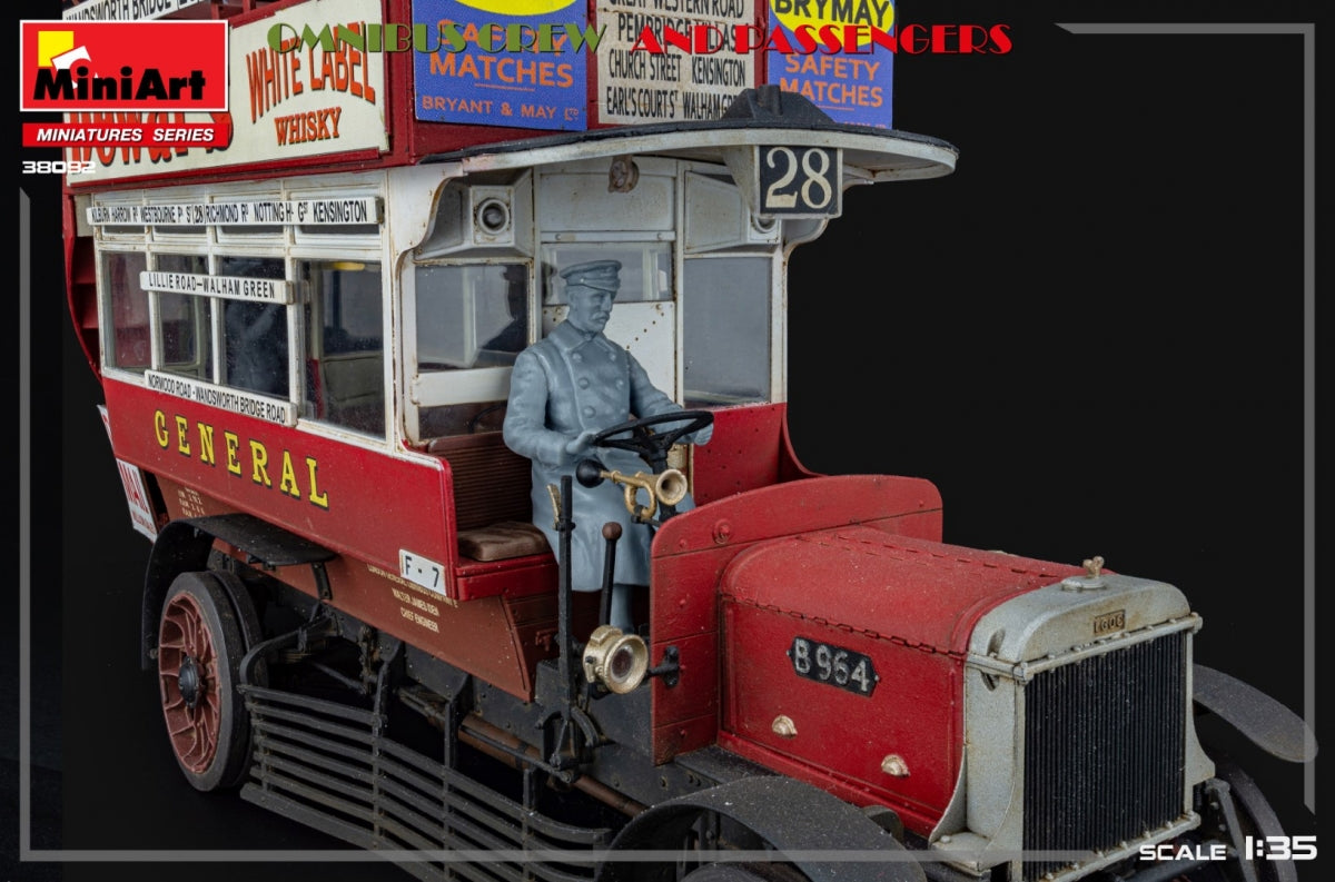 MiniArt 38092 OMNIBUS CREW AND PASSENGERS 1/35 – obrázek 2