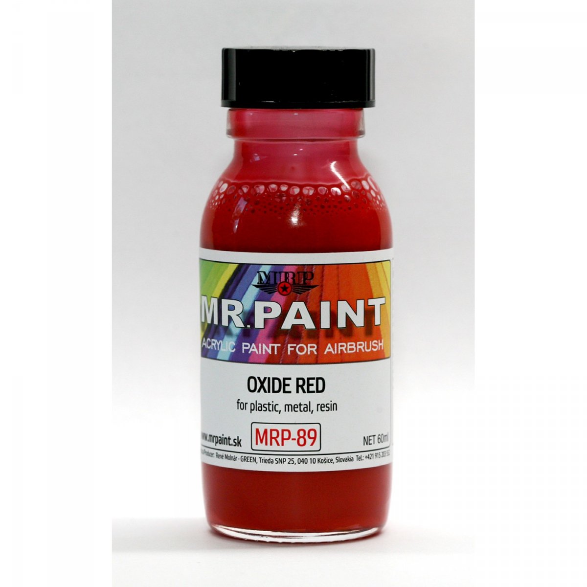 MR. Paint MRP-LPR FINE SURFACE PRIMER-OXIDE RED 50ml