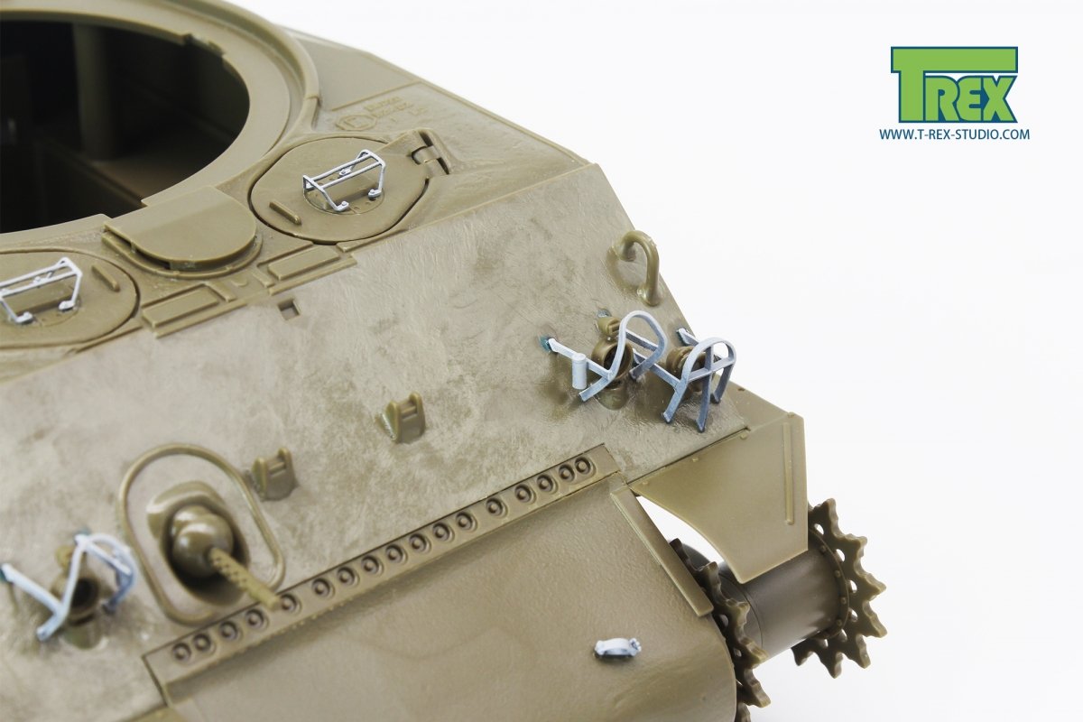 T-Rex Studio TR35022 M4 Sherman Guards Set (for Welded Hull) can support 2 tanks 1/35 – zdjęcie 4