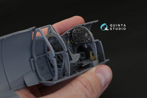 Quinta Studio QD32019 Spitfire Mk.VIII 3D-Printed &amp;amp; colored Interior on decal paper (for Tamiya kit) 1/32 – obrázek 6