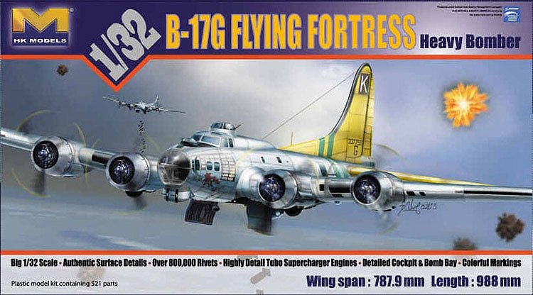 HK Models 01E04 B-17 Flying Fortress F and G 1/32