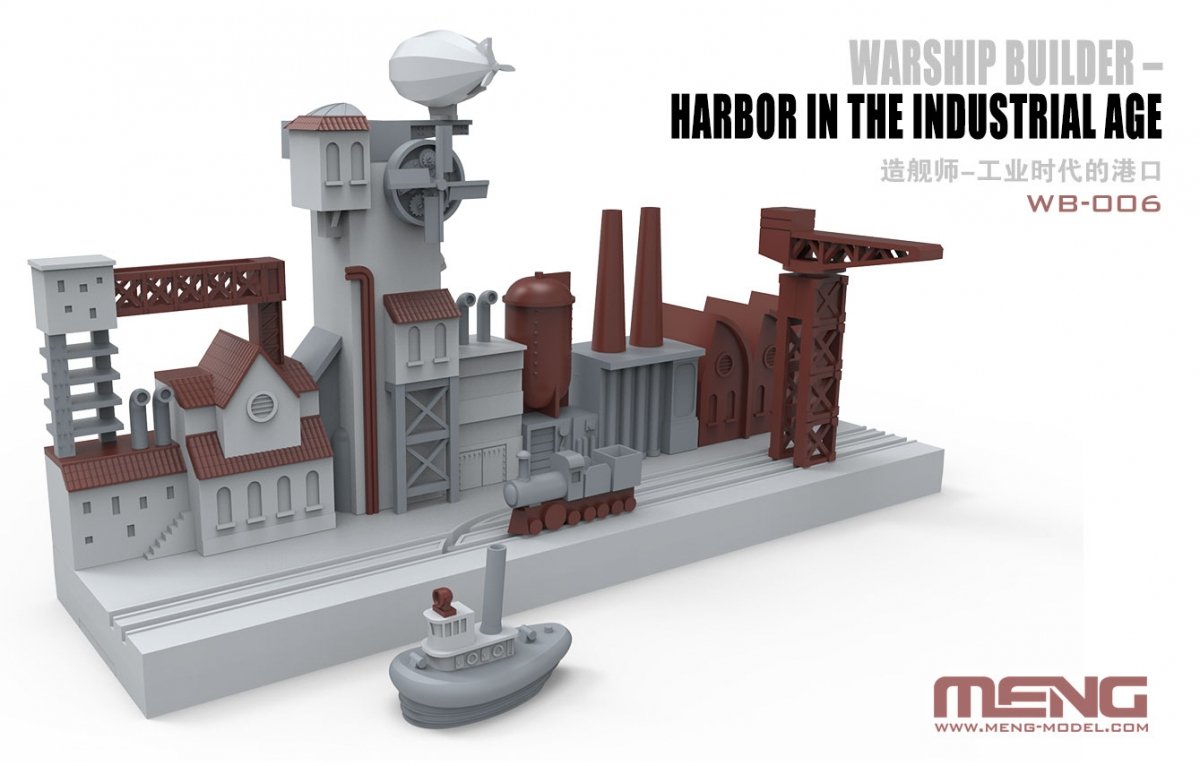 Meng Model WB-006 Build A Dock For Your Warship Builders – zdjęcie 2