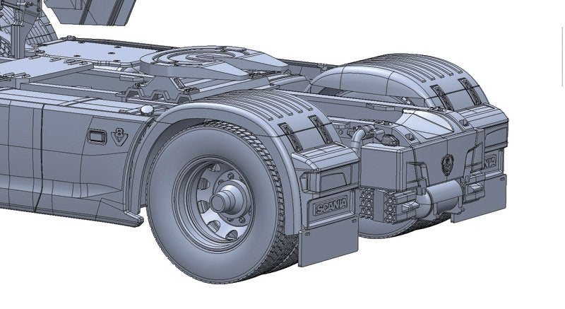 Italeri 3961 Scania S770 4x2 Normal Roof - LIMITED EDITION 1/24 – obrázek 8