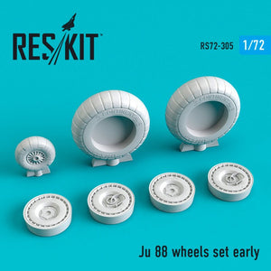 RESKIT RS72-0305 Ju 88 wheels set early 1/72