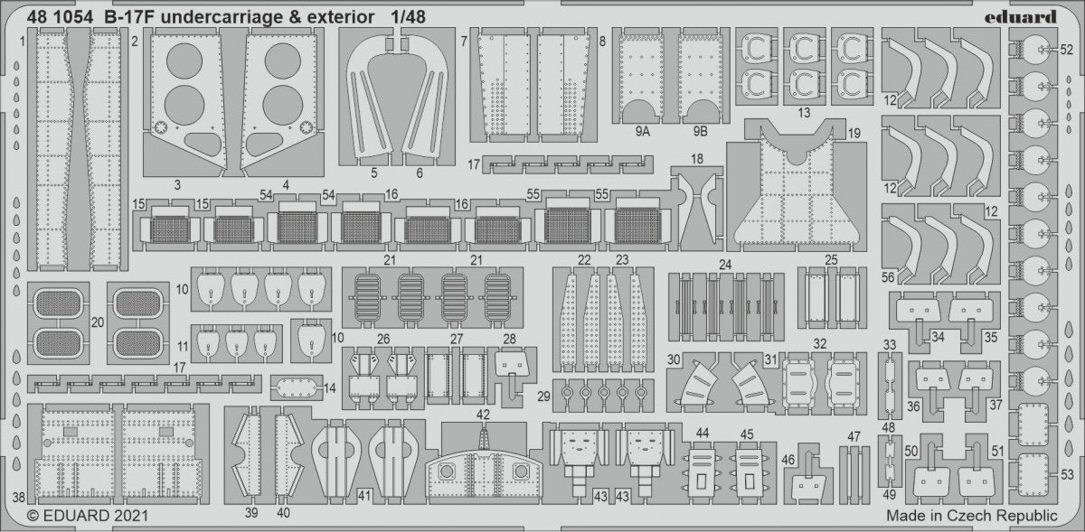 Eduard BIG49299 B-17F part II HK Models 1/48 – zdjęcie 3
