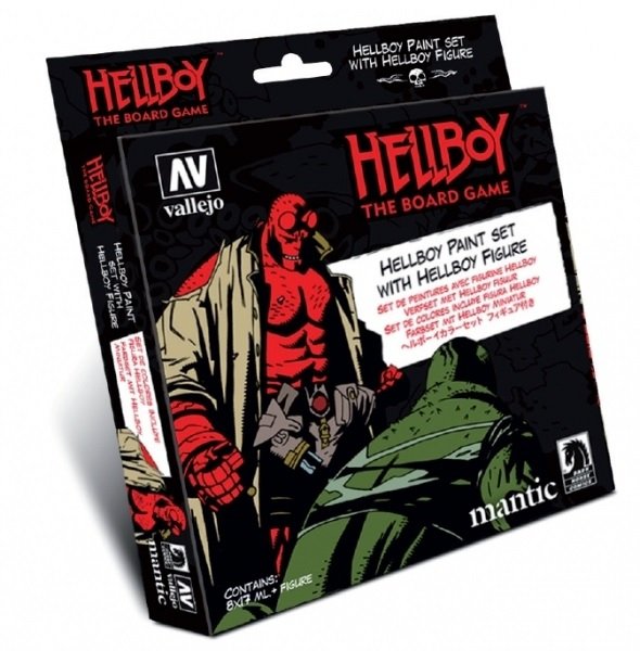 Vallejo 70187 Model Color Set 8 paints + Hellboy figure 8x17ml