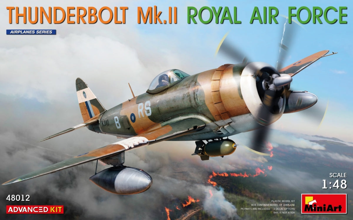 MiniArt 48012 THUNDERBOLT Mk.II. ROYAL AIR FORCE. ADVANCED KIT 1/48