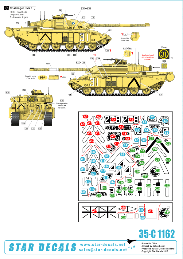 Star Decals 35-C1162 Challenger I 1/35 – image 2