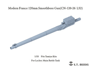 ET Model P35-347 Modern France Leclerc MBT 120mm Smoothbore Gun(CN-120-26 L52) 1/35