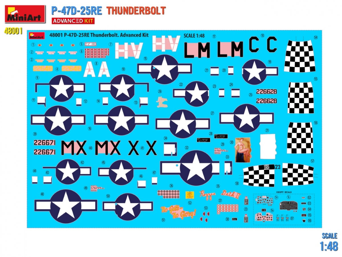 MiniArt 48001 P-47D-25RE Thunderbolt - Advanced Kit 1/48 – immagine 2
