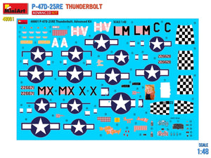MiniArt 48001 P-47D-25RE Thunderbolt - Advanced Kit 1/48 – immagine 2
