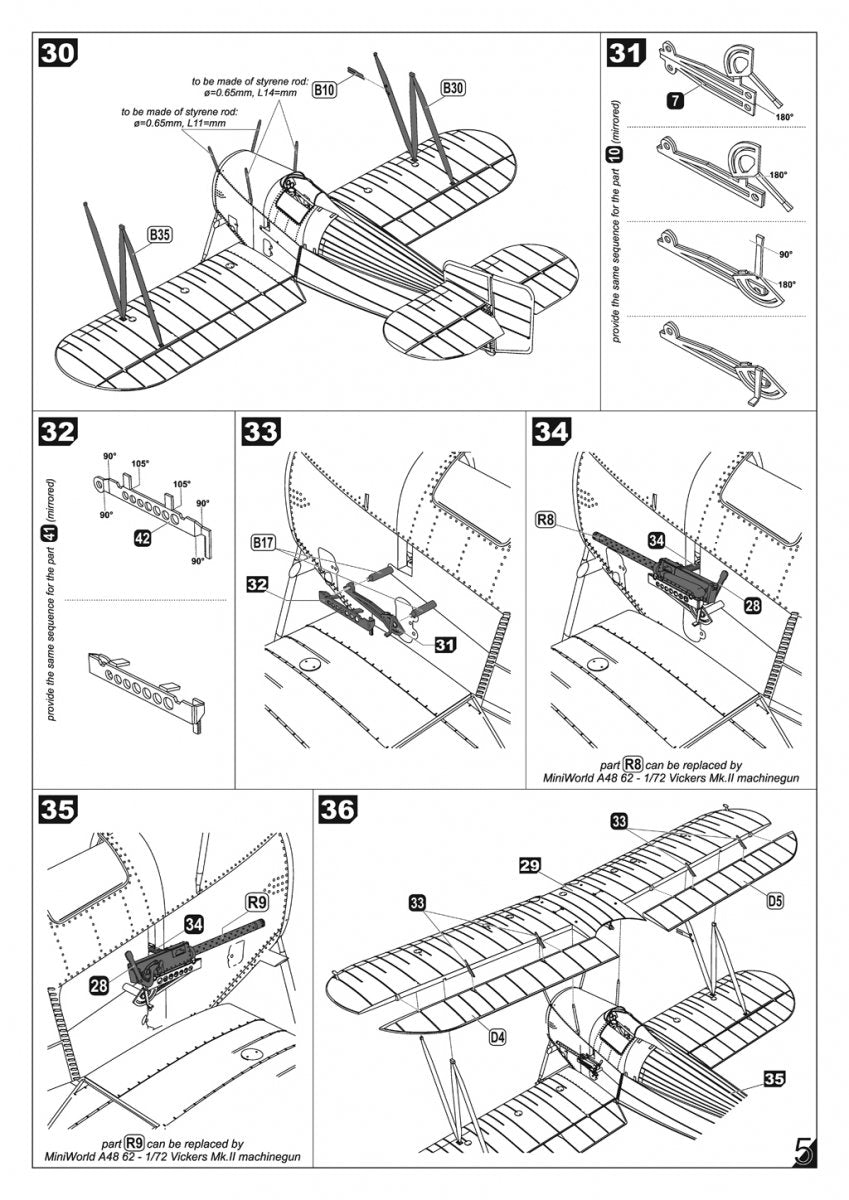 Armory Models 48004 Fairey Flycatcher British Interwar FAA Floatplane Fighter, Late (Metal) 1/48 – immagine 6