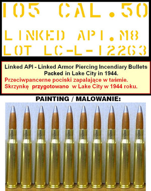 Master GM-35-067 M2 Ammo Boxes for Browning M2 .50 Rifle - Used in WWII (6 pcs.) - OPEN 1/35 – image 7
