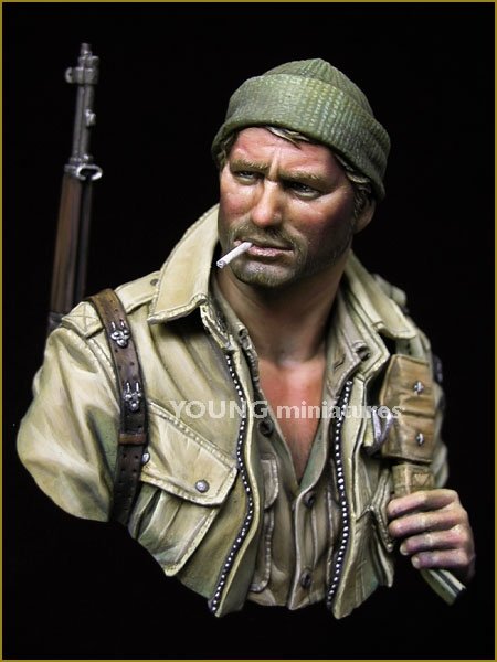 Young Miniatures YM1841 US Paratrooper WWII 17th Airbone Division 1/10 – zdjęcie 2