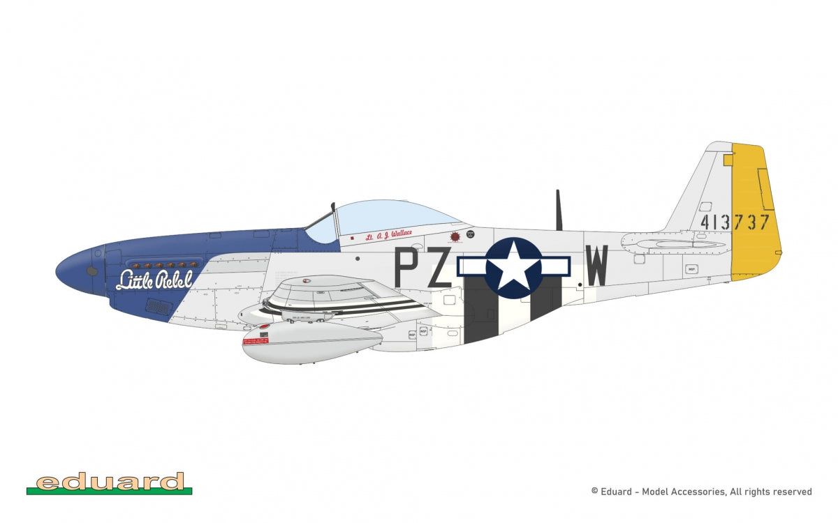 Eduard 7476 P-51D-5 Mustang Weekend Edition 1/72 – obrázek 3