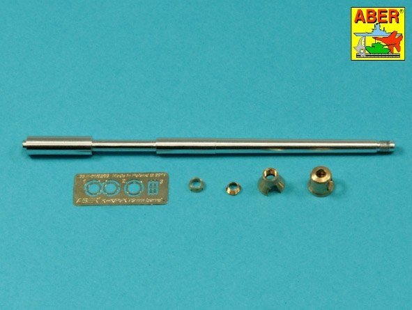 Aber 35L-068N 75mm KwK40L/43 barrel with early muzzle brake for German Panzer IV Ausf.G tanks 1/35 – imagen 6