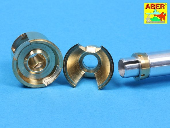 Aber 16L-08 Early muzzle brake for the barrel used on the early version of the Tiger I, King Tiger tank (Porsche turret) / Early muzzle brake used on German 8.8cm barrel Tiger I - early and Tiger II (Porsche turret) 1/16 – image 15