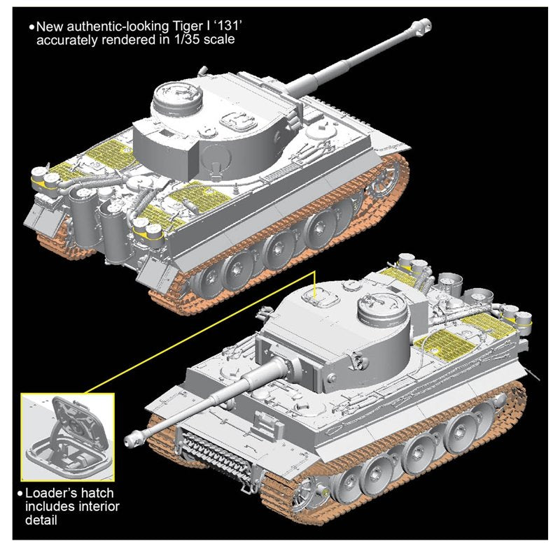 Dragon 6820 Tiger I 131 s.Pz.Abt.504 Tunisia – image 4