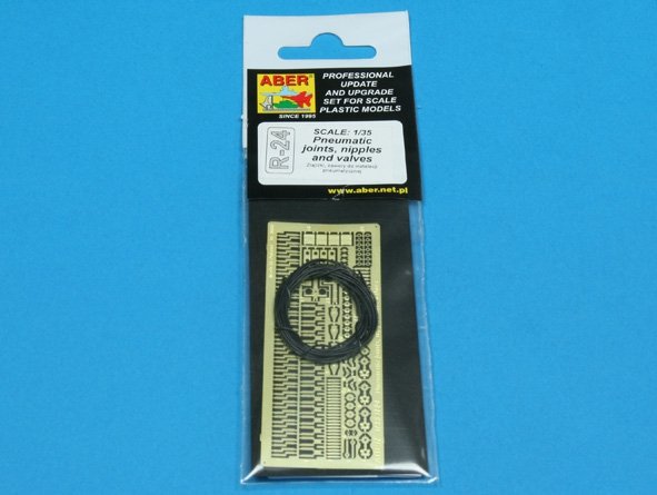 Aber R-24 Pneumatic joints, nipples and valves 1/35 – zdjęcie 3