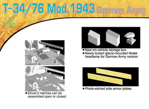 Dragon 7268 T-34/76 Mod.1943 German Army 1/72 – imagen 4