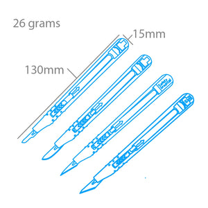 Modelcraft PKN3216-S 4 Pce Retractable Safety Knife Set – zdjęcie 4
