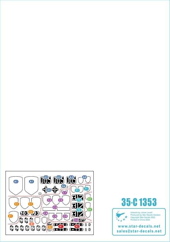 Star Decals 35-C1353 War in Ukraine 1 AZOV-Battalion 2014-2022 1/35 – immagine 2