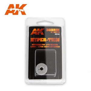 AK Interactive AK9135 ELASTIC RIGGING BOBBIN HYPER-THIN 0.030 mm
