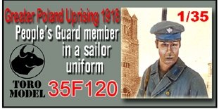 ToRo Model 35F120 Greater Poland Uprising 1918 - Member of the People&amp;#39;s Guard in a sailor uniform 1/35 – image 2