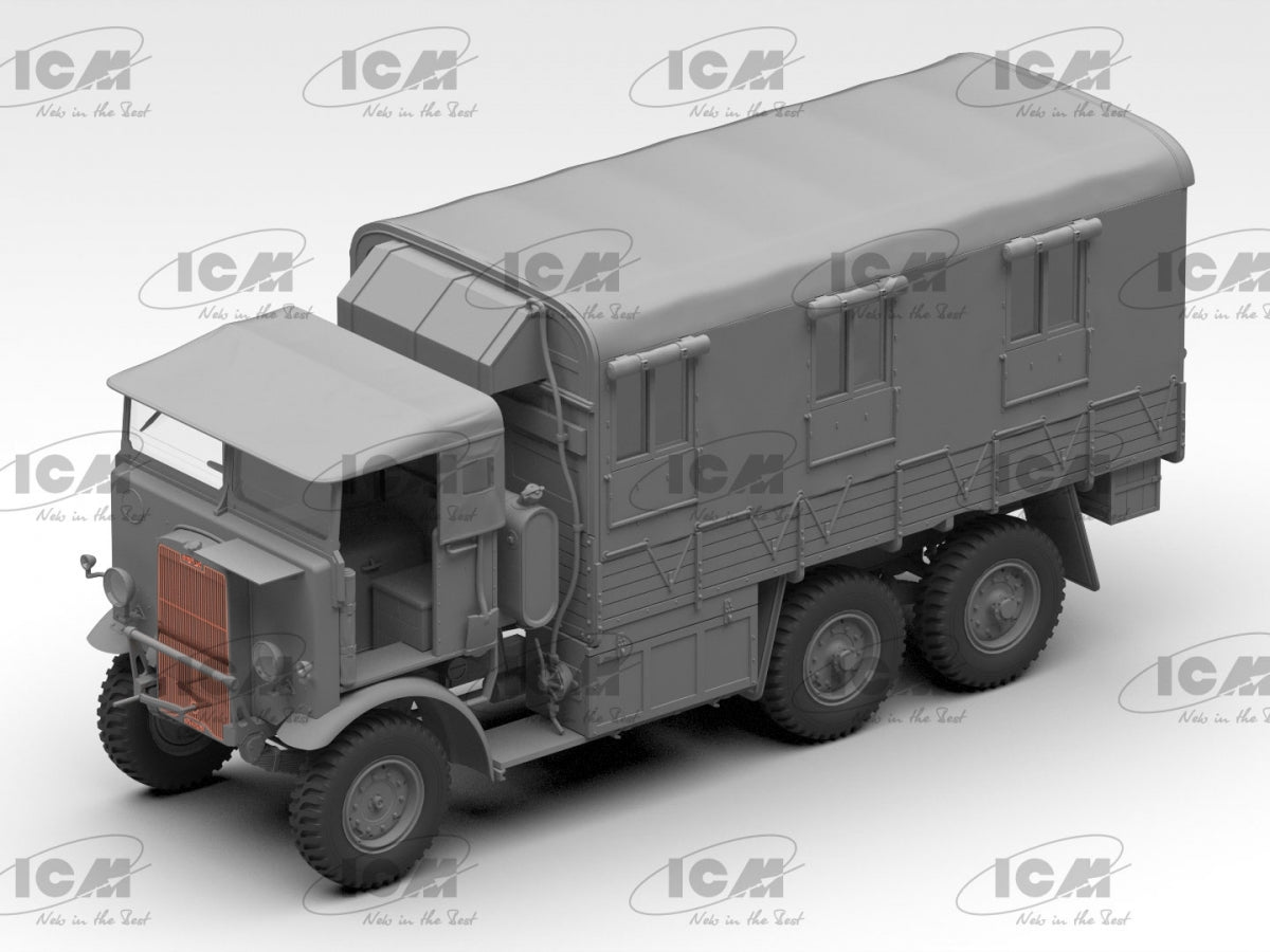 ICM 35603 Monty&amp;#39;s Office Caravan 1/35 – obrázek 4