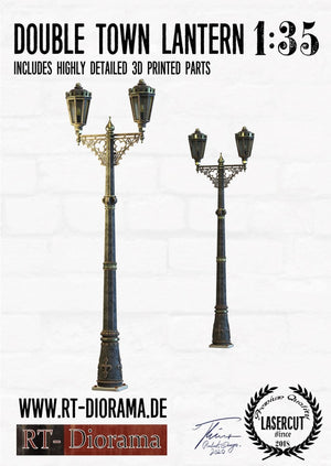RT-Diorama 35672 Double Town Lantern Set (2pcs.) 1/35 – Bild 2