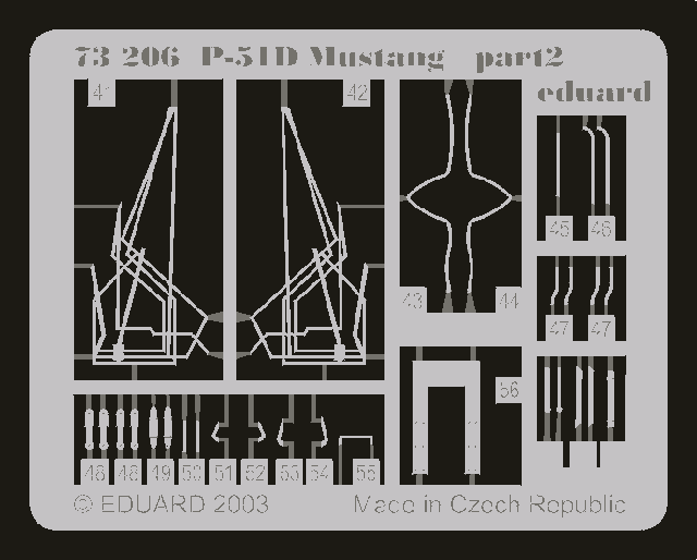 Eduard 73206 P-51D 1/72 TAMIYA – zdjęcie 2
