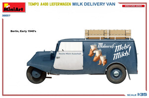 MiniArt 38057 TEMPO A400 LIEFERWAGEN. MILK DELIVERY VAN 1/35 – image 5
