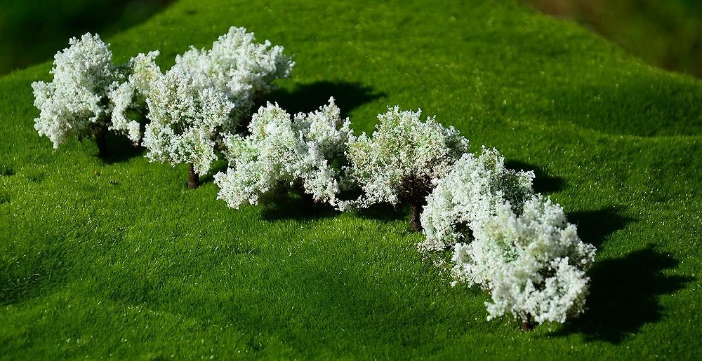 FREON KRZ5W Shrubs white - Shrubs white 2/4cm (10 pcs)