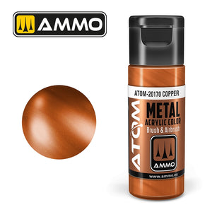 AMMO of Mig Jimenez 20170 ATOM METALLIC Copper 20ml